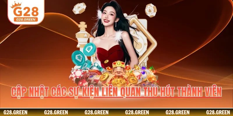 Cập nhật các sự kiện liên quan thu hút thành viên