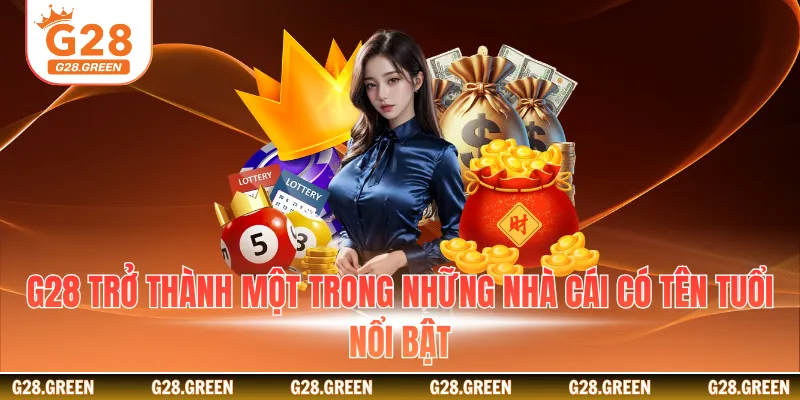 G28 trở thành một trong những nhà cái có tên tuổi nổi bật