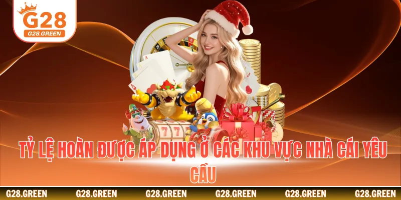 Tỷ lệ hoàn được áp dụng ở các khu vực nhà cái yêu cầu